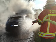 Brand Fahrzeug