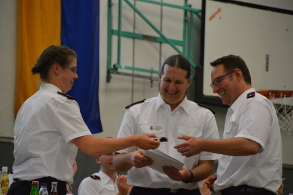 Ehrennadel der Jugendfeuerwehr Baden-Württemberg in Gold, Jan Becker